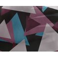 thumbnail image 5 of oneOone Georgette Viscose Black Fabric Geometric Craft Projects Decor Fabric Printed By The Yard 42 Inch Wide-5J, 5 of 5