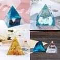 thumbnail image 4 of Moldes de resina piramidales artesanales, herramientas para hacer joyas para proyectos creativos de pirámides de bricolaje, pirámide transparente de silicona de alta calidad con características de, 4 of 5