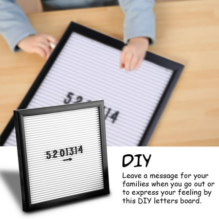 Felt Number - Felt Board Letters,VBESTLIFE 25cm*25cm Message Felt Letter Board Sign Changeable Letters Numbers Home Room Decor Message Letter Board