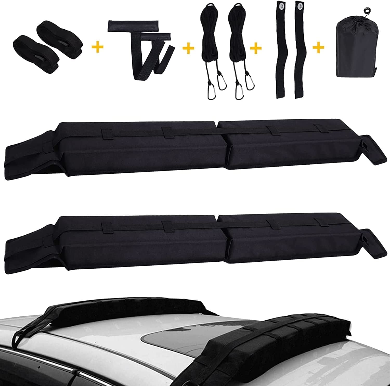 Soft Roof Rack Pads,Universal Car Soft Roof Rack Pad for Kayak