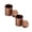 Coffee, variant on 1 Pc Portable Metal Small Pill Case, Round Aluminium Alloy Pill Holder Pocket Small Pill Box Waterproof Medicine Organizer Bottle Container for Travel Outdoor Vitamin Fish Oils, 1.8"x2.7", Gold
