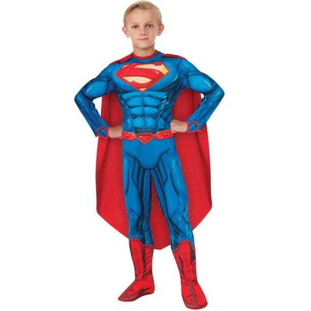 Disfraz Premium Infantil Rubies Superheroe Superman Dc De Niño Color Rojo Talla:12-14