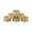 Gold 28MM, variant on Aiihoo 50Pcs Aluminum Container Top Screw Lids Airtight Leak Proof Caps Makeup Container Lids Black 24MM One Size