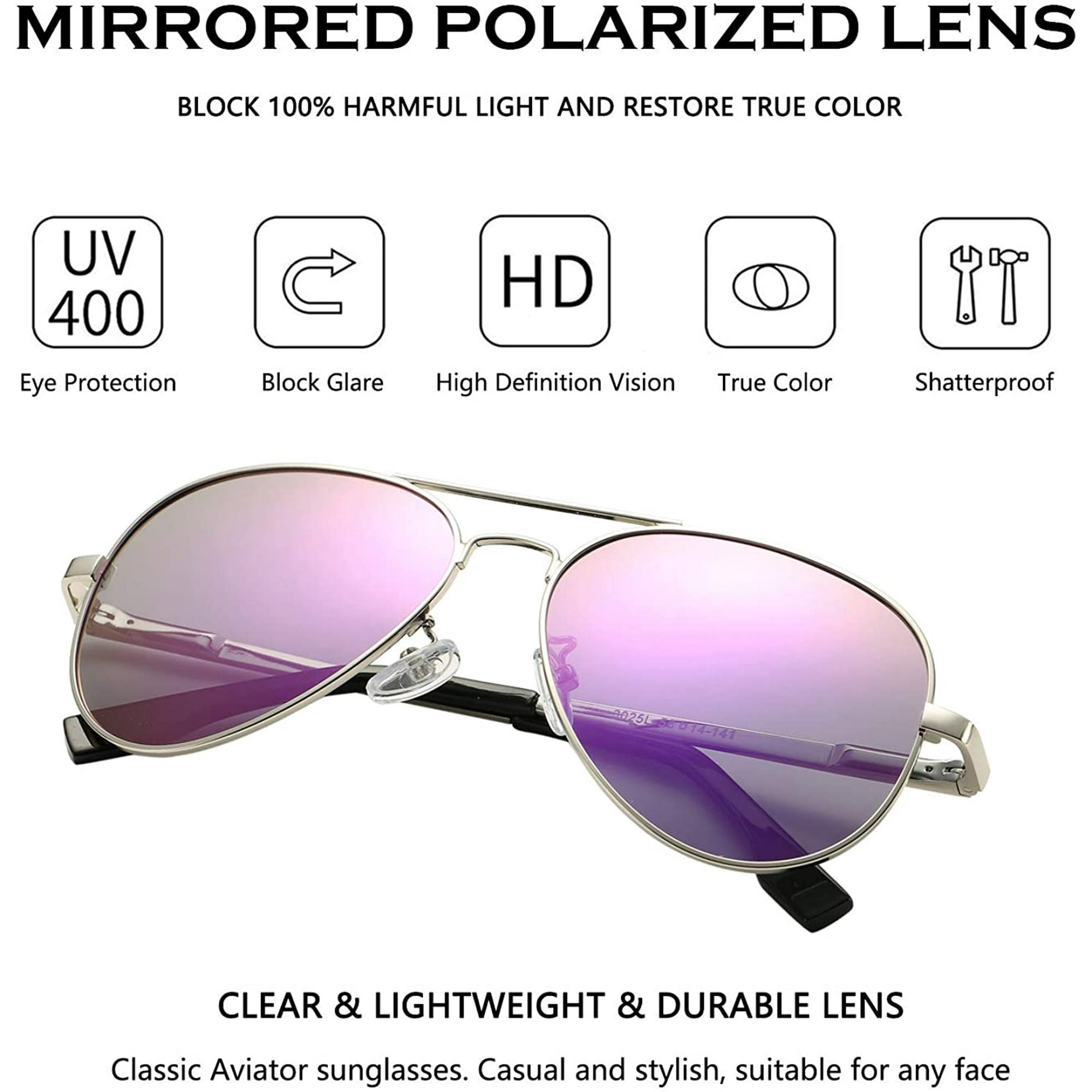Girls aviator sunglasses discount
