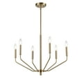 thumbnail image 2 of Millennium Lighting 8166 Laurell 6 Light 24" Wide Taper Candle Style Chandelier - Gold, 2 of 5