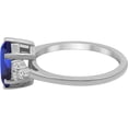 thumbnail image 2 of beryl_creation 14K White Gold Plated 1.22 Ct Marquise Cut Blue Sapphire Halo Engagement Wedding Ring 925 Sterling Silver For Women's -7, 2 of 3