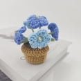 thumbnail image 3 of Handwoven Forget-Me-Not Plants: Easy to Maintain Artificial Flower Decorations, 3 of 11