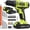 green, variant on Pulituo 20V Cordless Drill Driver Kit, Home Tool Set with 20V Lithium-Ion Drill, 119PCS All-Purpose Kit, 21+1 Torque, 2-Speed, DIY & Home Repairs Yellow