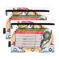 thumbnail image 3 of A Unicorn on Rainbow 2 Pack Pencil Pouches Zipper Pencil Case 3 Ring Pencil Pouch Cosmetic Bag, 3 of 6