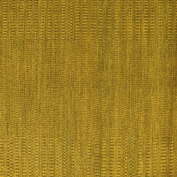 Ahgly Company Machine Washable Indoor Square Abstract Yellow Modern Area Rugs, 6' Square