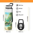 thumbnail image 3 of A Dinosaur and Forest Sports Water Bottle Portable Travel Mug 32oz BPA Free Leak Proof Straw Transparent Tritan for Gym Yoga Cycling Camping, 3 of 7