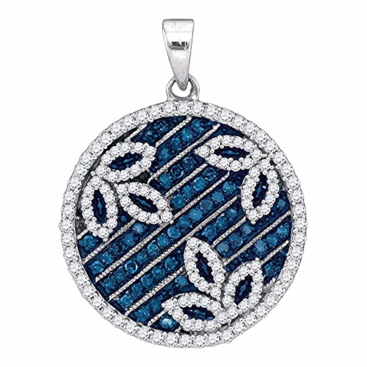 Roy Rose Jewelry Roy Rose Jewelry 10K White Gold Womens Round Blue