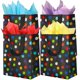 thumbnail image 1 of Bolsas de regalo reutilizables BLEWINDZ negras medianas con pañuelos x16, 1 of 6