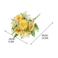 thumbnail image 3 of Dvumao 12-Inch Cloth Floral Bouquet for Home Vase & Table Decor, 3 of 6