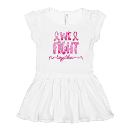 

Inktastic We Fight Together Breast Cancer Awareness Gift Toddler Girl Dress