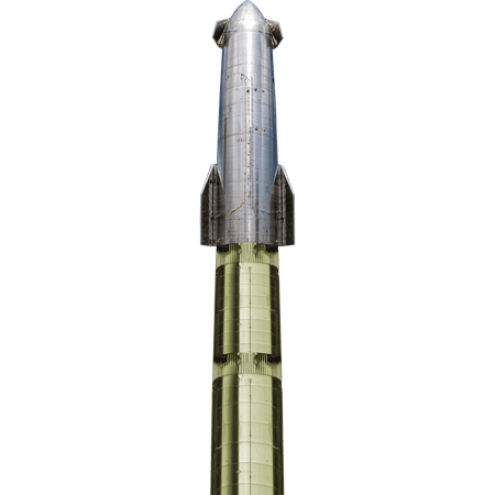 H69341 Spacex Starship Sn16 Space Agency Exploration With Booster