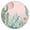 Retro, variant on Retro Cactus Elastic Tablecloth - Round Waterproof Cover for 52 Inch Tables, Southwestern Aesthetic Succulent Design, Durable for Restaurants & Events