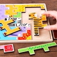 thumbnail image 2 of Rbaofujie Kids Baby Wooden Cute Cognition Puzzle Learning Educational Toy, 2 of 8