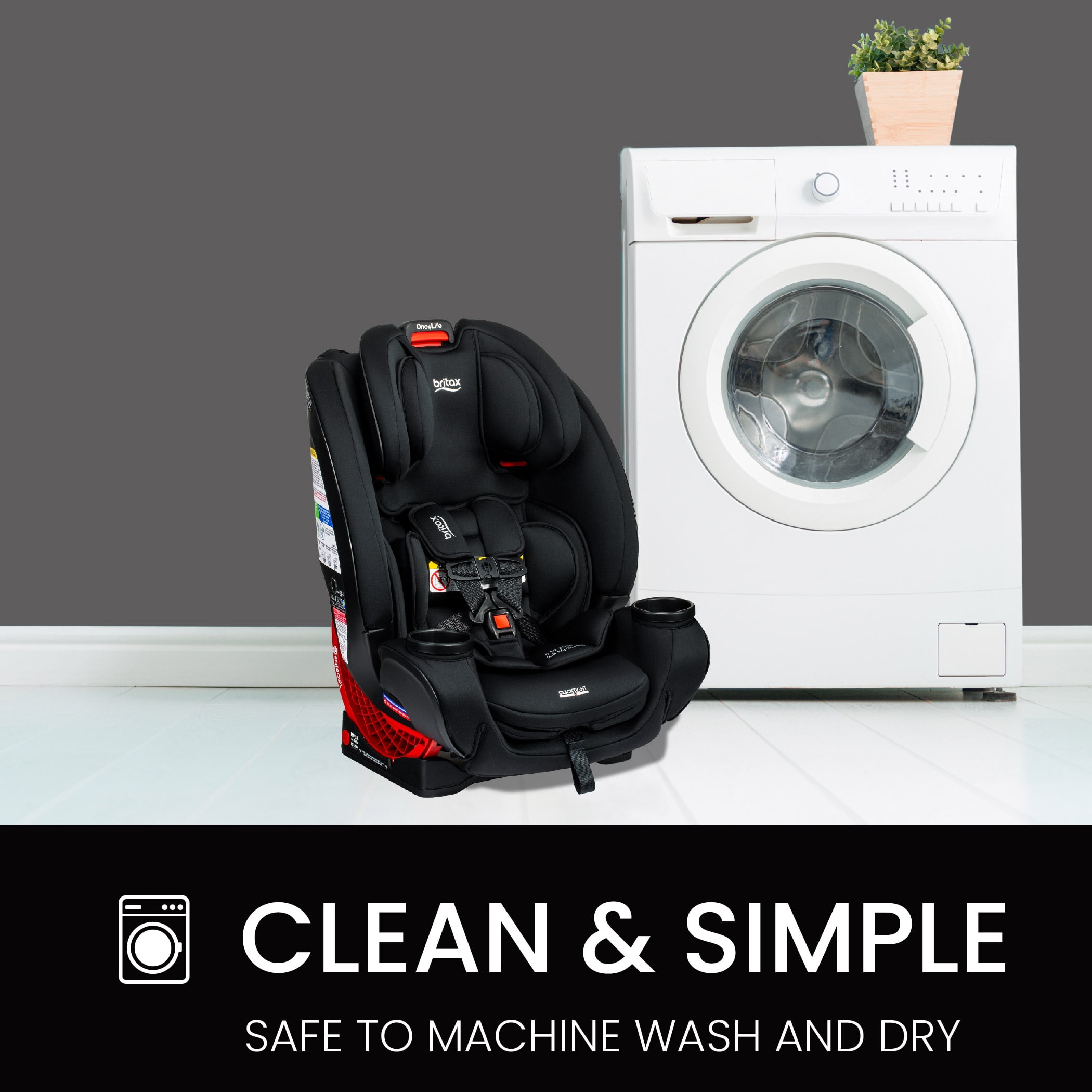 Britax One4Life ClickTight All-in-One Convertible Car Seat, Onyx