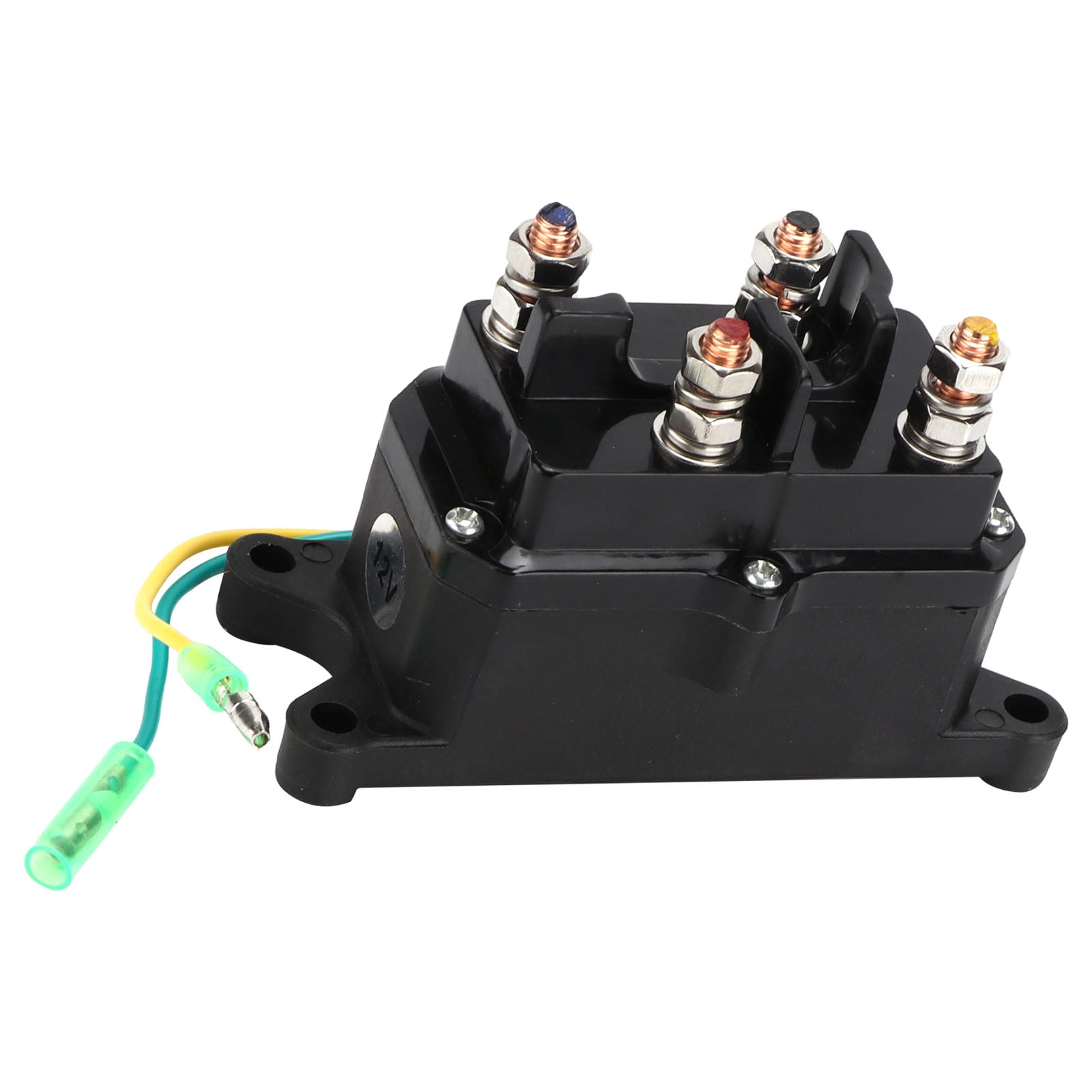 Relais Solénoïde Treuil 12V 250A Pour VTT - Étanche, Boîtier ABS, Pour Véhicules Tout-terrain, Tracteurs - 8
