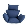 thumbnail image 2 of oshhni Egg Chair Cushion Hanging Seat Cushion for Family Balcony Outdoor Dark Blue, 2 of 9