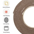 thumbnail image 4 of Uxcell 2Pcs Rolls Single Sided Foam Tape Removeable EVA Sponge Mounting Tape Strong Adhesive Tape Strips Brown 13ft x 1/4" x 1/8", 4 of 5