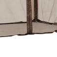 thumbnail image 3 of Sunjoy Replacement Mosquito Netting Panles,Waterproof 4-Panel Screen Walls for 12 x 16 ft  Gazebo, Patio & Backyard Protection, 3 of 5