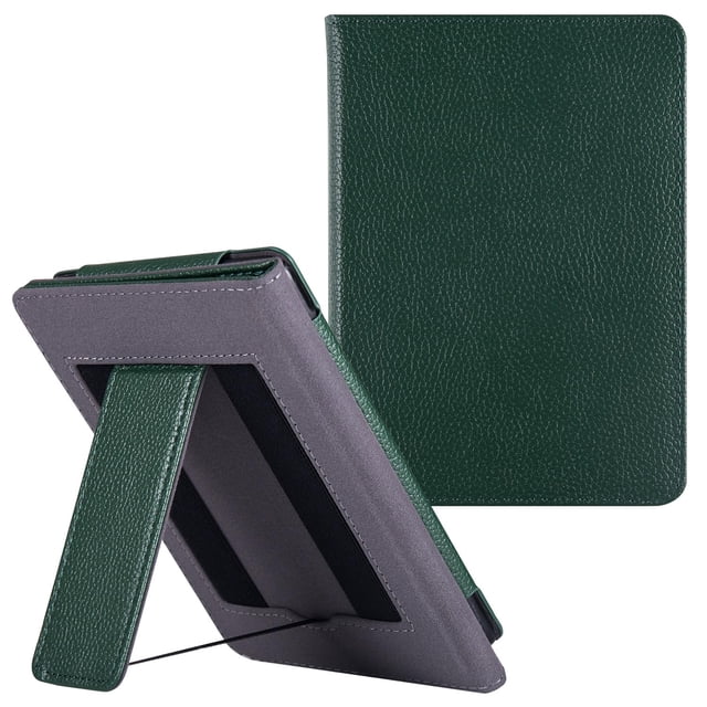 Funda con soporte para Kindle Paperwhite de 5.ª, 6.ª, 7.ª y 10.ª generación, color verde