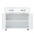 thumbnail image 7 of Xukmct Storage Cabinet with 1 Drawer and 2 Door, Perfect for Home, Office, Kitchen, White, 7 of 7