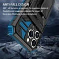 thumbnail image 3 of Allytechgroup for iPhone 16 Pro Max Case with Belt Clip Holster, Slim Phone Not Hot/Fast Heat Dissipation Case with Kickstand Military Grade Drop Protection for iPhone 16 Pro Max, Blue, 3 of 15