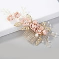 Wedding Hair Combs, Crystal Flwoer Hair Clips Bride Bridesmaid Hair