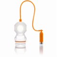 thumbnail image 1 of TG Orange silicone tea strainer, diving shaped tea strainer tea strainer, 1 of 5