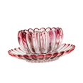 thumbnail image 4 of GUOOL Breakfast Bowl, Flower Pattern Lotus Flower Shaped Lace Decorative Lotus Bowl, pink, 4 of 9