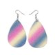thumbnail image 2 of pares de pendientes brillantes con forma de gota de agua, de PU, delicados pendientes colgantes., 2 of 5