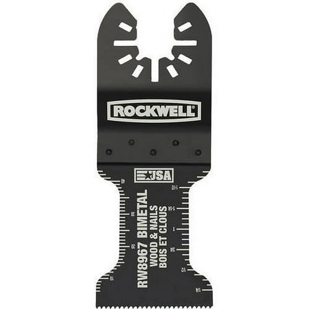UPC: 0845534015614 | Rockwell Sonicrafter 1-3/8  EXTENDED LIFE Bimetal Wood and Nail End Cut Blade