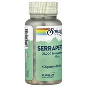 Serrapeptase 10 mg By Solaray - 90 Vegetable Caps
