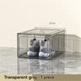 thumbnail image 4 of Hard Plastic Sports Shoe Box Plastic Shoe Box Dustproof Shoe Storage Box Shoe Rack Stackable Cabinet, 4 of 5
