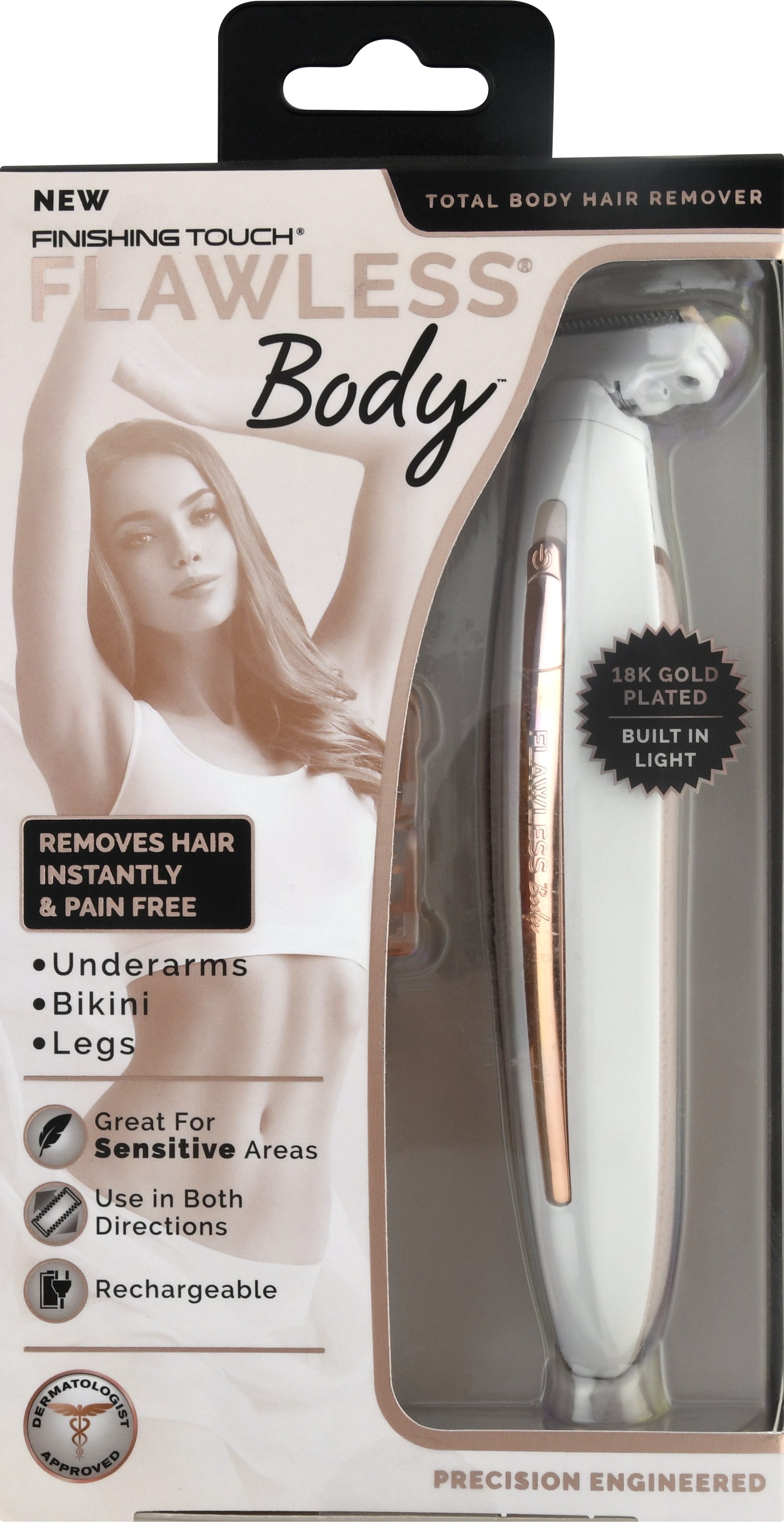 flawless body razor walmart