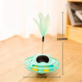 thumbnail image 4 of Interactive -Toy, Sturdy Relieve Boredom Trackballs 360 Degree Rotation Kitten Turntable Toy for Pet Supplies A, 4 of 5