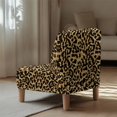 thumbnail image 5 of HELLHERO Dustproof Stain Protection Armless Accent Chair Cover for Armless Chair, Armless Chair Slipcover Glitter Leopard Print, 5 of 8