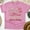 Azalée, variante sur T-shirt Graphique pour Femmes avec Motif de Sucette en Forme de Cœur pour Infirmières en Maternité, Naturel, Taille P