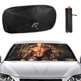 thumbnail image 2 of Randy Orton Car Sunshade Umbrella, Front Windshield Sun Shades, Foldable Shield Cover, Keeps Your Vehicle Cool, 52.4x28.7 Inch, 2 of 9
