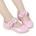 thumbnail image 3 of Otqutp Baby Performance Shoes&nbsp;Children Shoes White Leather Shoes Bowknot Girls Princess Shoes Single Shoes Dance Sandals, 3 of 9