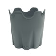 thumbnail image 2 of Yesbay Flower Pot Drain Hole Design Fade-Resistant Smooth Edge Eco-friendly No Odor Indoor Outdoor Silicone Flower Planter Home Supplies, 2 of 8