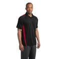 thumbnail image 4 of Sport-Tek PosiCharge Micro Mesh Colorblock Polo-XL (Black/ Red), 4 of 6