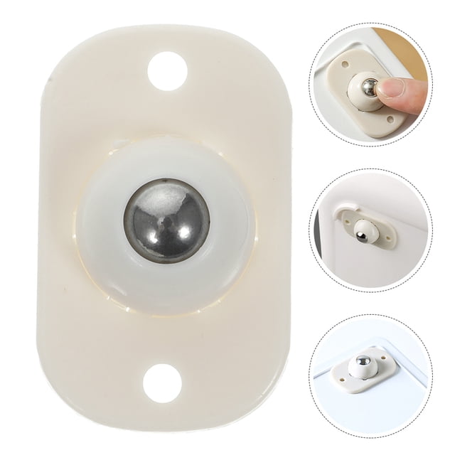 IDEANATEGRATE 4Ud Adhesivas Para Muebles Con Mecanismo Y Base De ABS Resistente