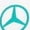 White, variant on Mercedes Benz AMG Petronas F1 Men's Large Logo T-Shirt - Black/White/Green