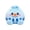 Blue, variant on Christmas Big Mystery Dumpling Plush Toys, Cute Plush Stuffed Steamed Bun Squishies, Festive Gift