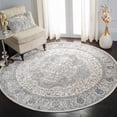 thumbnail image 2 of SAFAVIEH Oregon Grosvenor Oriental Area Rug, Ivory/Grey, 6'7" x 6'7" Round, 2 of 10