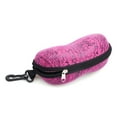 thumbnail image 3 of dianhelloya Portable Letters Zip Hook Glasses Protective Case Sunglasses Hard Storage Box Rose Red Hanging Hook, 3 of 6